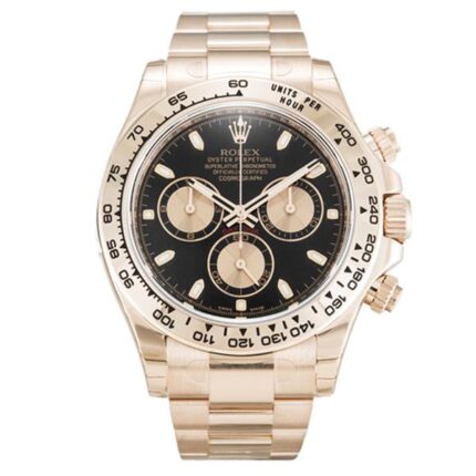 Réplica Rolex Daytona Esfera Negra Oro Rosa