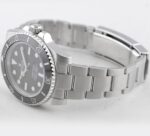 Réplica Rolex Submariner Plata/Negro Sin Fecha