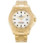 Réplica Rolex Yacht Master Oro Completo Esfera Blanca