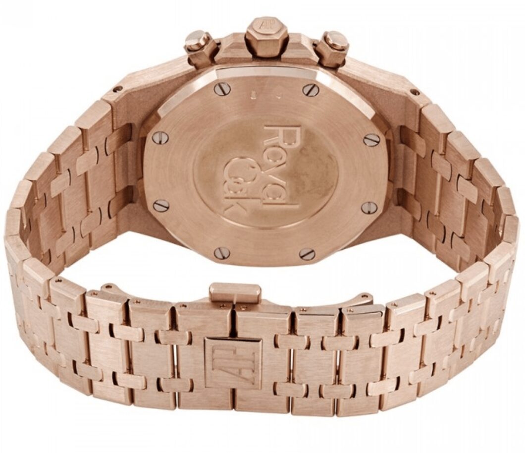 Réplica AP Royal Oak - Oro rosa/Negro Cronógrafo Réplica AP Royal Oak - Oro rosa/Negro Cronógrafo