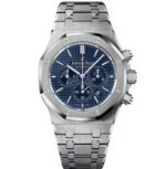 Réplica Royal Oak - Plata/Azul Cronógrafo