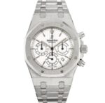 Réplica Royal Oak - Cronógrafo Plata/Blanco