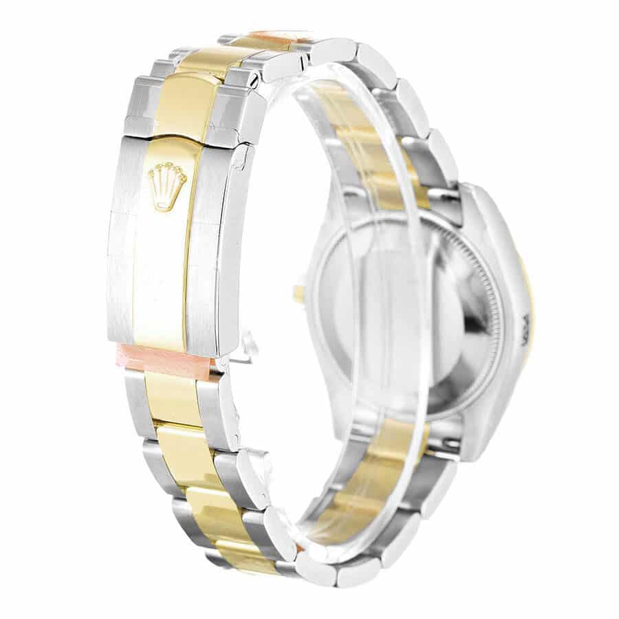 rolex-datejust-126231lc-steel-yellow-gold-automatic-white-dial-oyster-replica4 Rolex Datejust White Roman Replica - Image 3