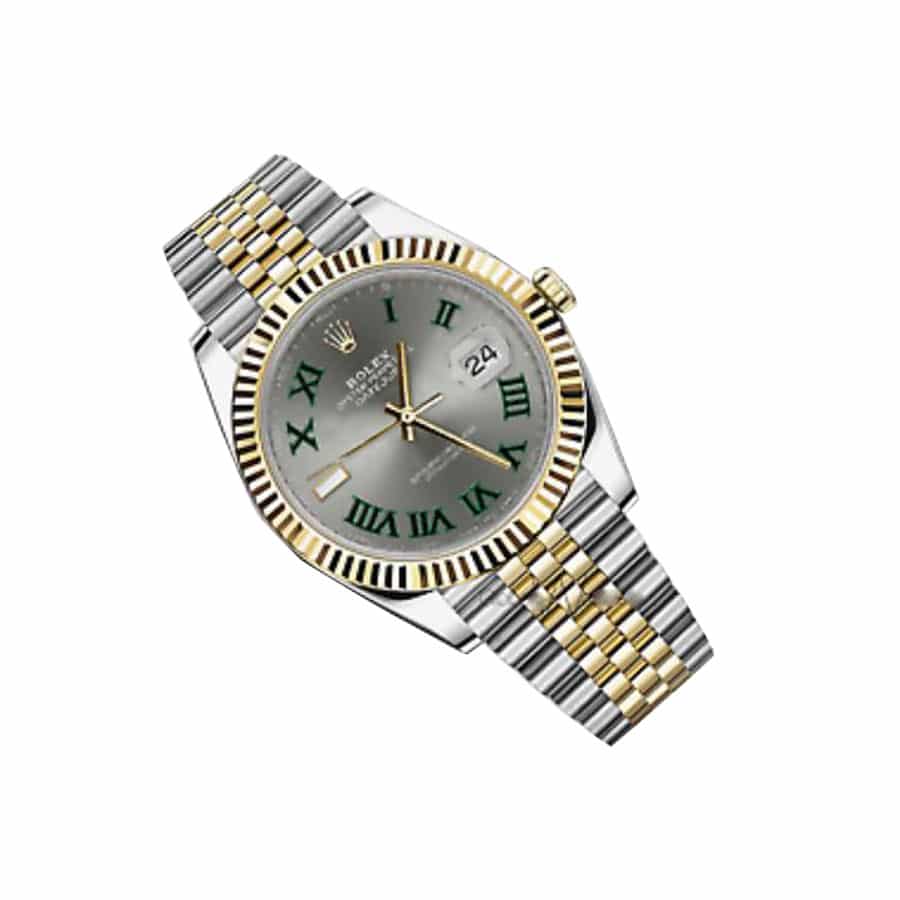 rolex-datejust-steel-yellow-gold-automatic-grey-dial-jubilee-replica3 Rolex Datejust 126233 Wimbledon Replica - Image 13