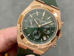 Super Clone Replica Vacheron Constantin Overseas Chronograph GREEN - Image 12