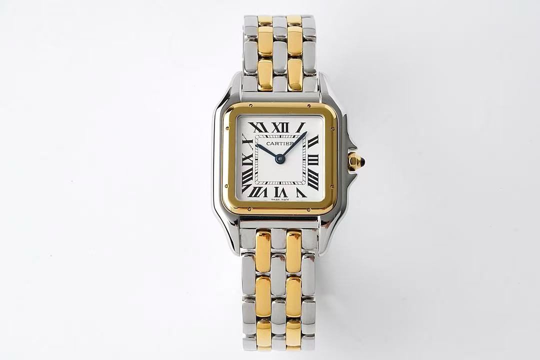 0aade978a0b25d14da2e98ffbc9c95a3 Replica Cartier Panthère de Cartier Women Quartz White 18ct Yellow Gold Watch W2PN0006 - Image 2