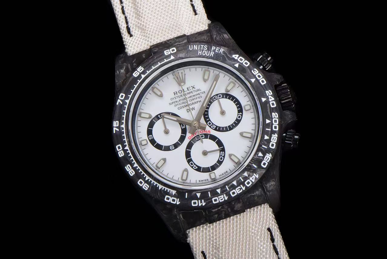 Replica DiW Rolex Cosmograph Daytona Panda Carbon