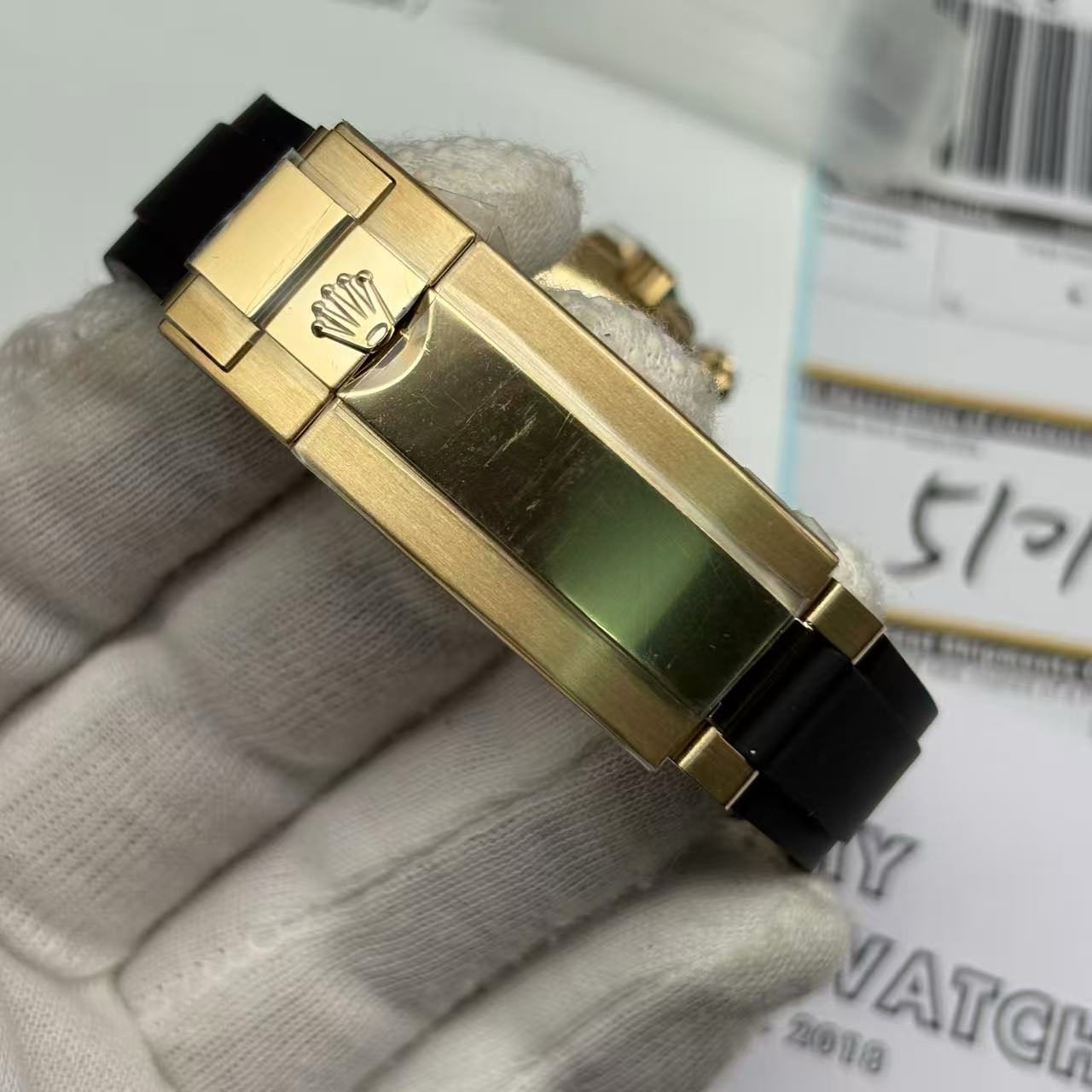 130f6ca9897b288a0dc6eba058b17a9d Superclone Rolex Daytona Black Dial 126518LN - Image 8