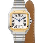 Replica Cartier Santos de Cartier Men Automatic Silver Stainless Steel Watch W2SA0009 - Image 2