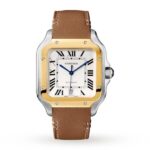 Replica Cartier Santos de Cartier Men Automatic Silver Stainless Steel Watch W2SA0009 - Image 3