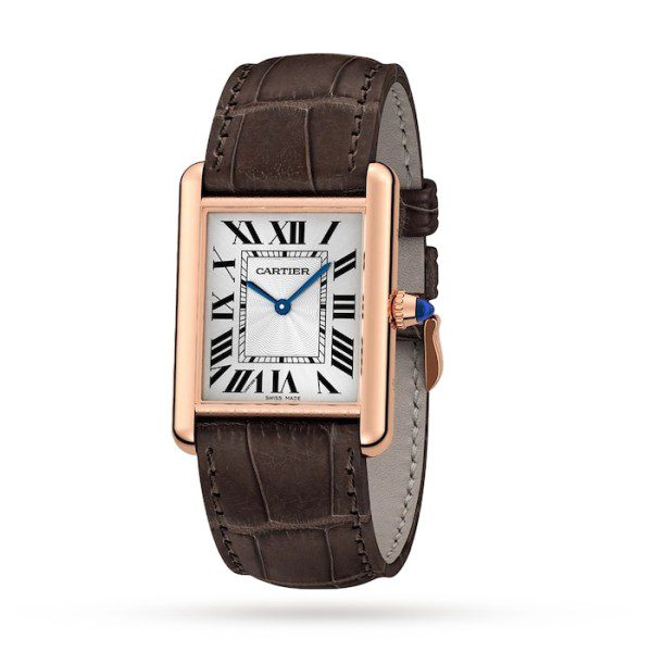 17311124_2_1 Replica Cartier Tank Louis Cartier Women Automatic White Leather Watch WGTA0011 - Image 2