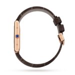 Replica Cartier Tank Louis Cartier Women Automatic White Leather Watch WGTA0011 - Image 5