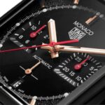 Replica TAG Heuer Monaco Men Automatic Black Alligator Watch CBL2180.FC6497 - Image 2