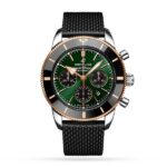 Replica Breitling Superocean Men Automatic Green Rubber Watch UB01622A1L1S1