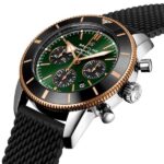 Replica Breitling Superocean Men Automatic Green Rubber Watch UB01622A1L1S1