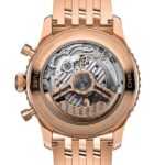 Replica Breitling Navitimer Men Automatic Black 18ct Rose Gold Watch RB0138211B1R1