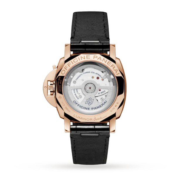 Replica Panerai Luminor Due Automatic Black Alligator Strap PAM01029