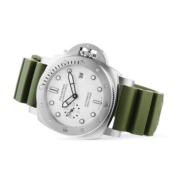 Replica Panerai Submersible Automatic White Rubber Strap PAM01226