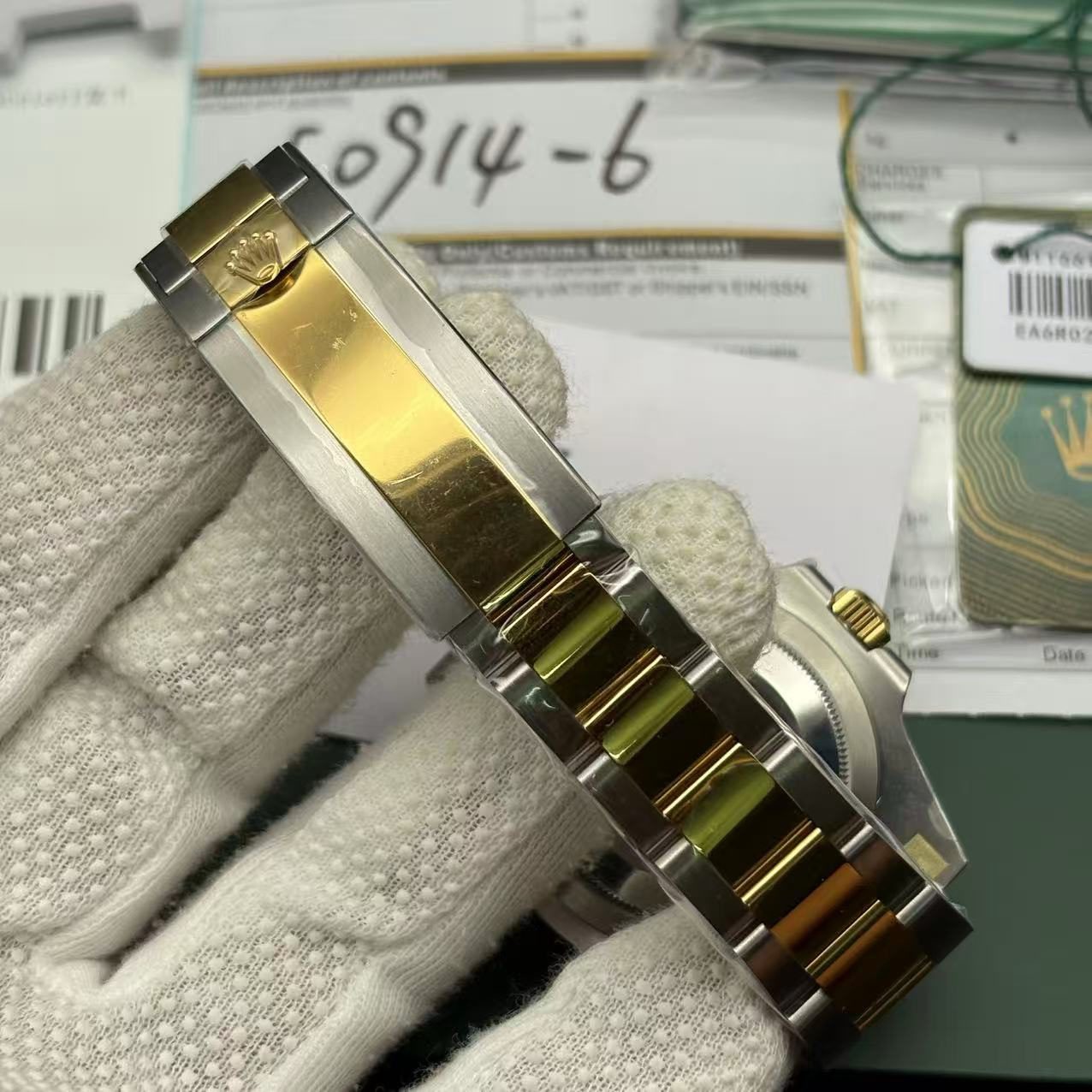 1ac7868e2f4840f0709fb3adc256c1f5 Rolex Submariner Two Tone Black Dial Super Replica Copy - Image 11