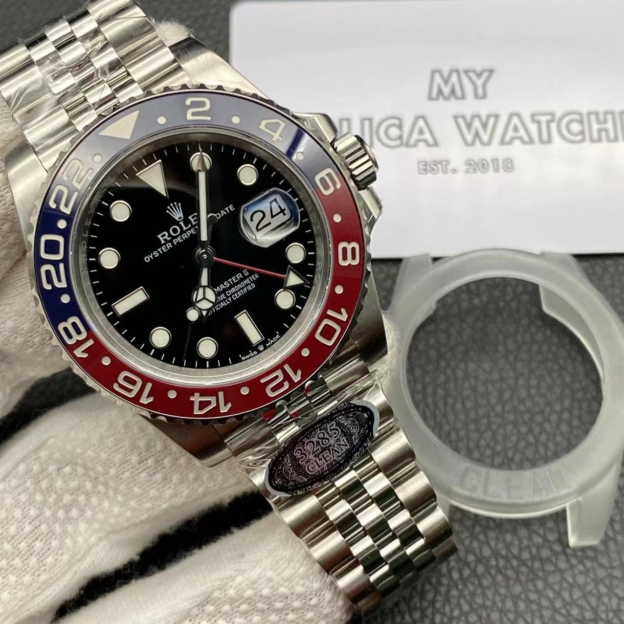 1fd8af38f3c84095f726dca72f189d88-1 Super Clone Replica Rolex GMT Master PEPSI Jubilee