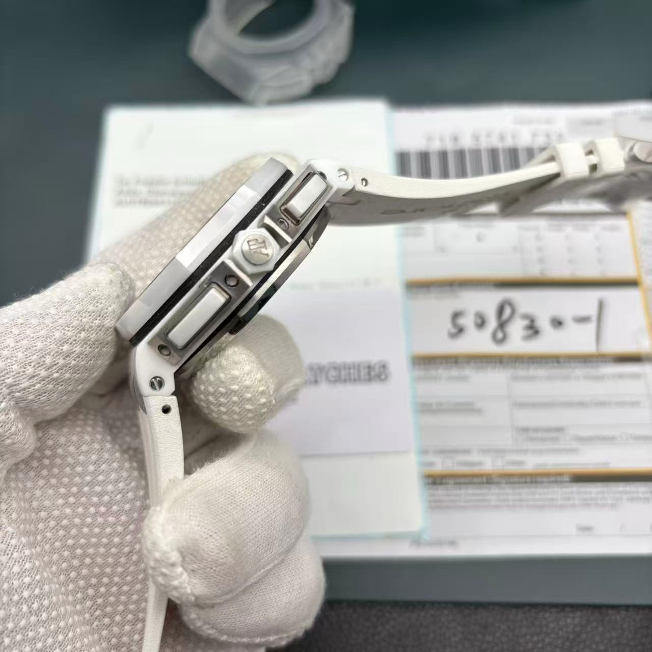 296f8000772582bc62648364aab2572f Replica Audemars Piguet Royal Oak Offshore 26402CB.OO.A010CA.01 - Image 6