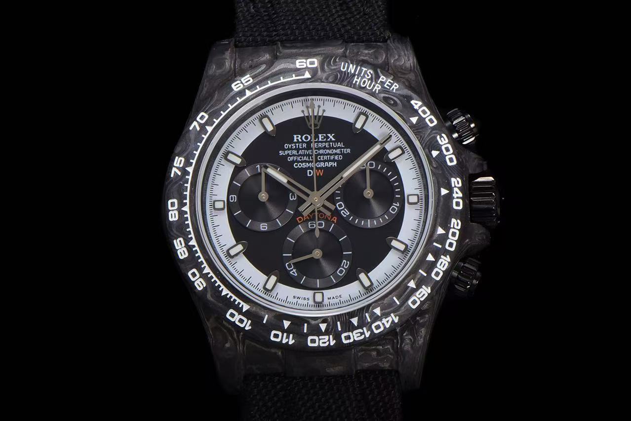 Replica DiW Rolex Cosmograph Daytona Speedster White Carbon
