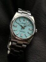 Top Clone Rolex Oyster Perpetual 41 MM Turquoise tiffany Blue Dial Replica - Image 4