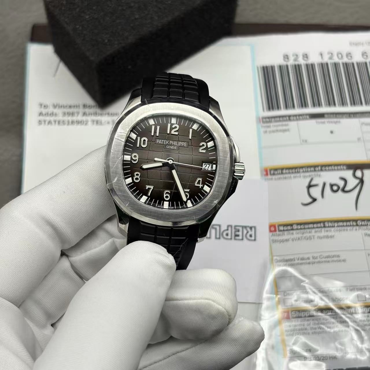 3345671977369ae524e3f87628f68bc3-2 Best Swiss Clone Replica Patek Philippe Aquanaut - Image 4