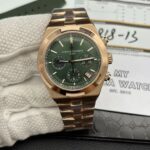 Super Clone Replica Vacheron Constantin Overseas Chronograph GREEN - Image 4