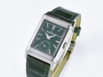 Reverso Classic Duoface Small Seconds SS MGF Best Edition White Textured Dial on Black Leather Strap A854A - Image 2