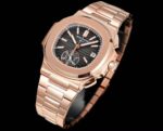 Super Swiss Clone Patek Philippe Nautilus 5980 Rose Gold