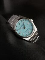 Top Clone Rolex Oyster Perpetual 41 MM Turquoise tiffany Blue Dial Replica - Image 5