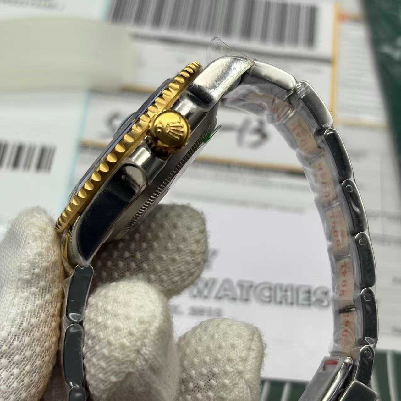 5921c0b98e1b951c6cd8862df76cf86b Replica Clone Rolex Submariner - Two tone Blue Dial - Image 8