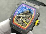 Replica Richard Mille RM 67-02 Super Clone 47mm Skeleton Dial Carbon Fiber Watch