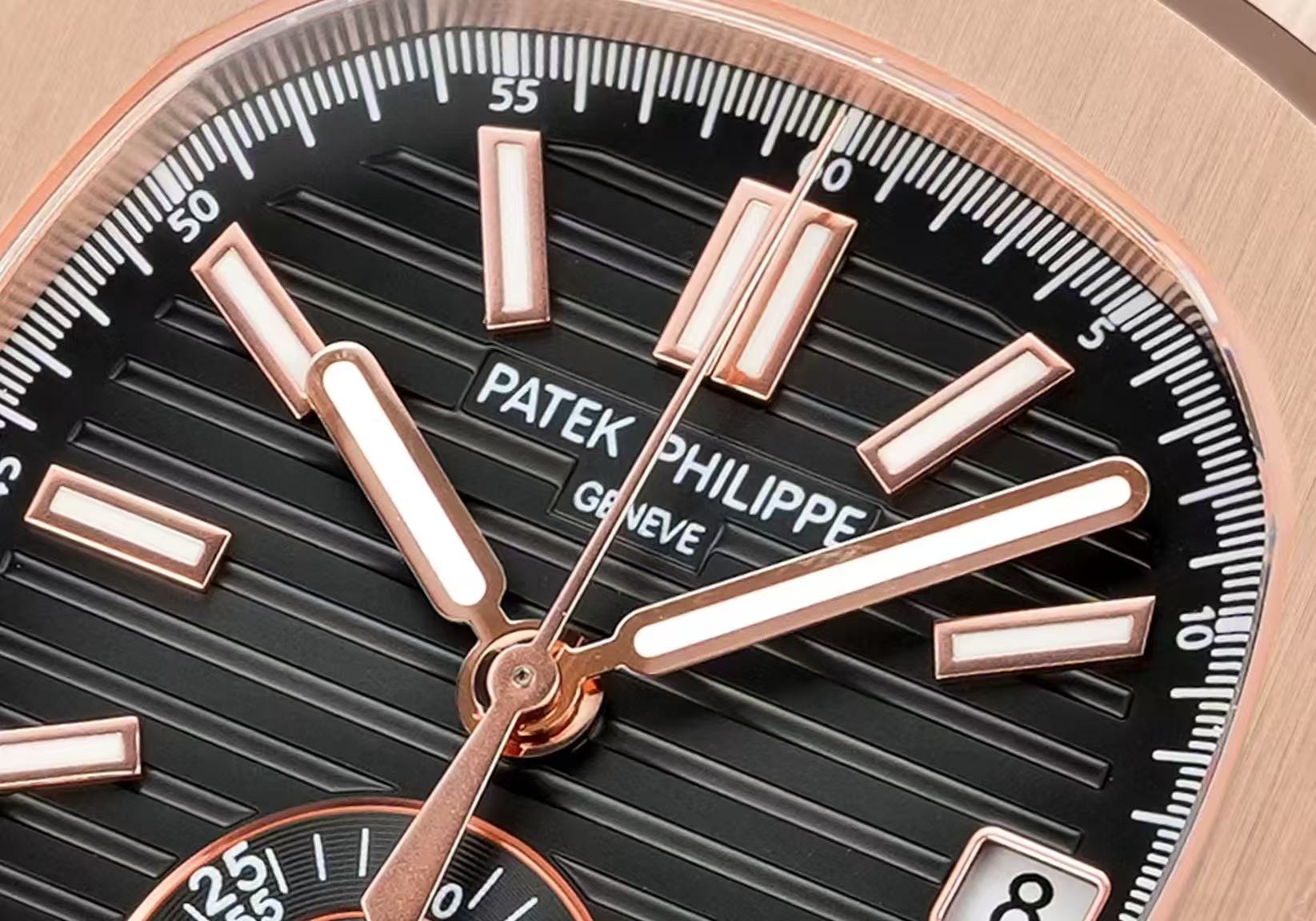 Super Swiss Clone Patek Philippe Nautilus 5980 Rose Gold Super Swiss Clone Patek Philippe Nautilus 5980 Rose Gold