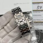 Best Swiss Clone Replica Audemars Piguet Royal Oak - Silver/Black Chronograph - Image 8