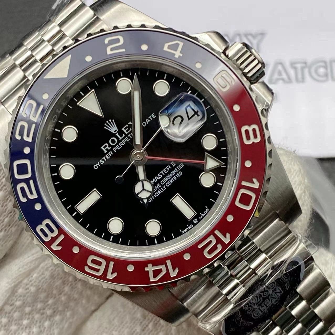 64f296934cd806564f3a4516dd7275ec Super Clone Replica Rolex GMT Master PEPSI Jubilee