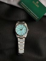 Top Clone Rolex Oyster Perpetual 41 MM Turquoise tiffany Blue Dial Replica - Image 2