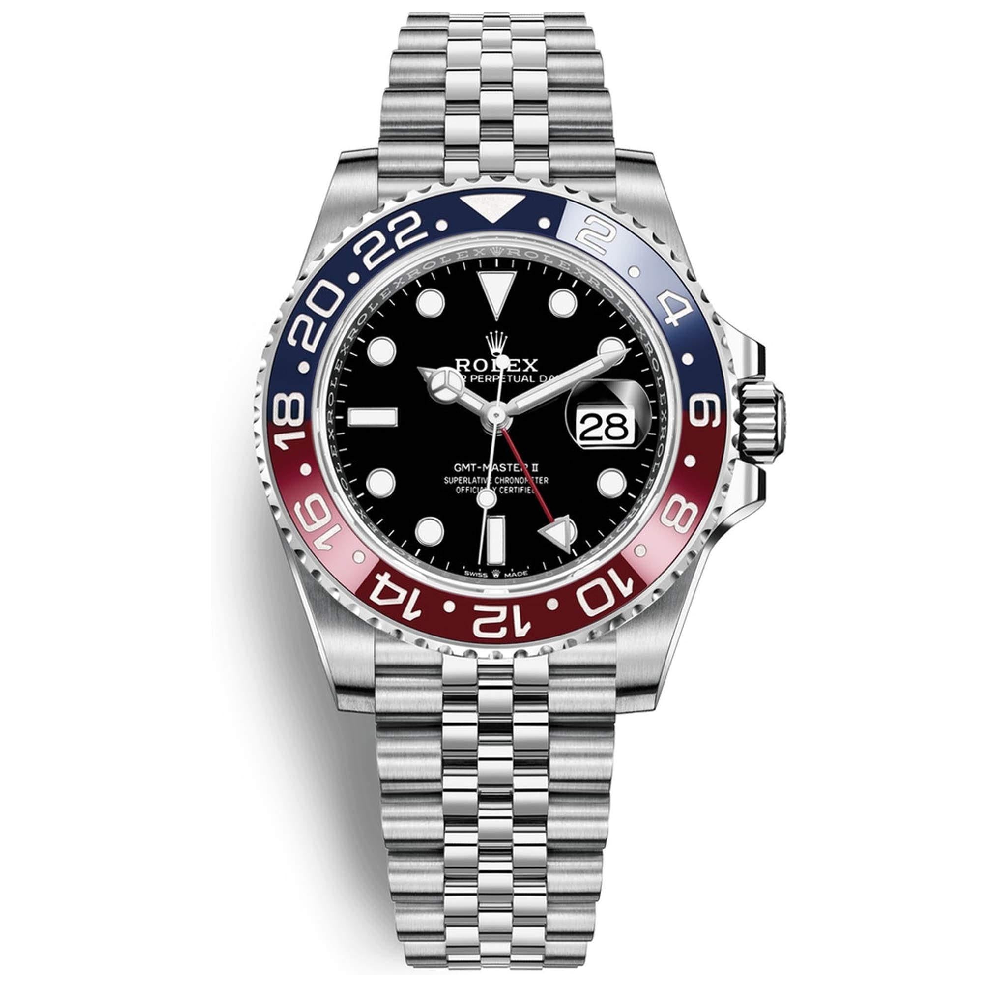Clon suizo Replica Rolex GMT Master PEPSI Jubilee Clon suizo Replica Rolex GMT Master PEPSI Jubilee