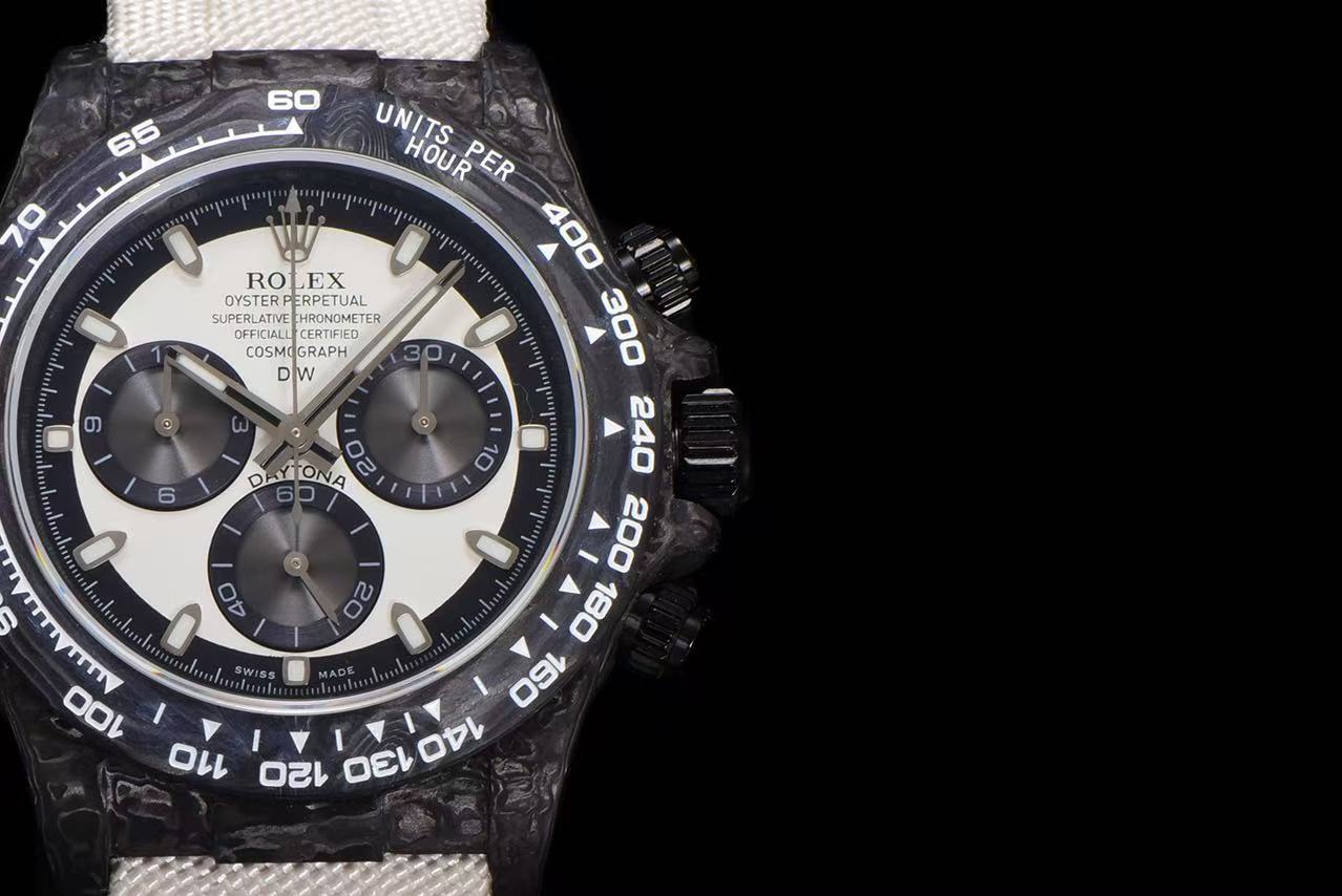 Replica DiW Rolex Cosmograph Daytona Cream Edition Carbon