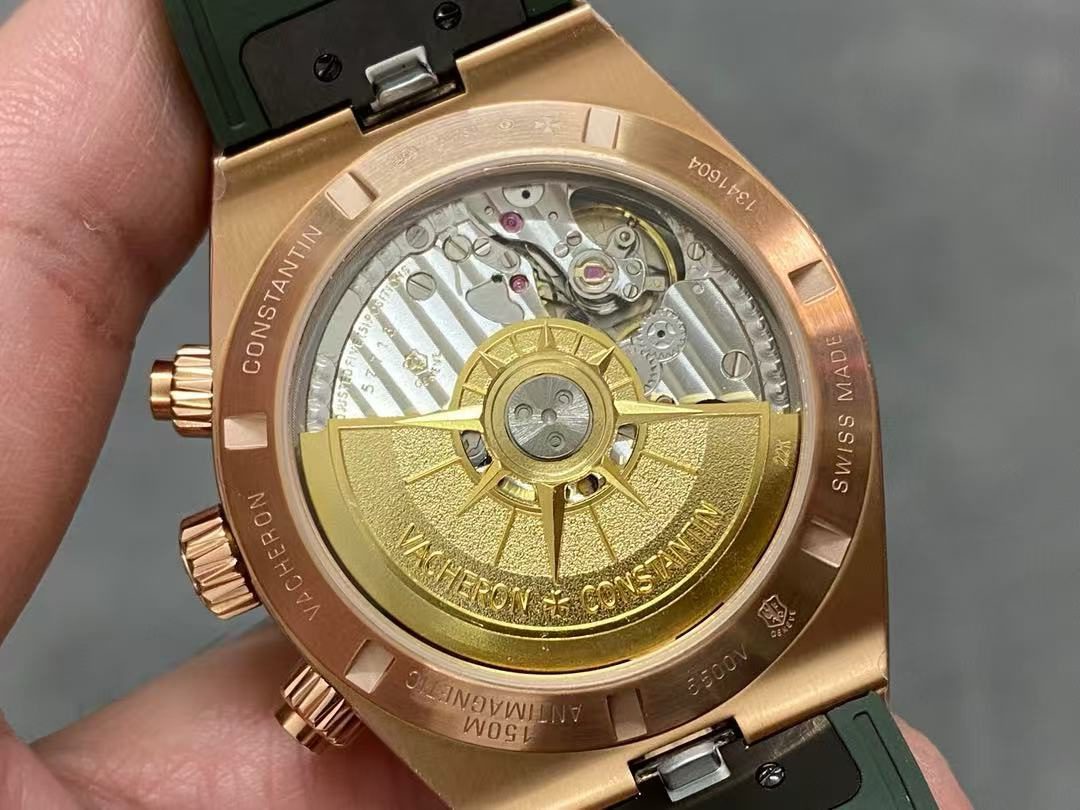 79ef466f8c69120d9be715d24c88d309 Super Clone Replik Vacheron Constantin Overseas Chronograph GRÜN - Image 16