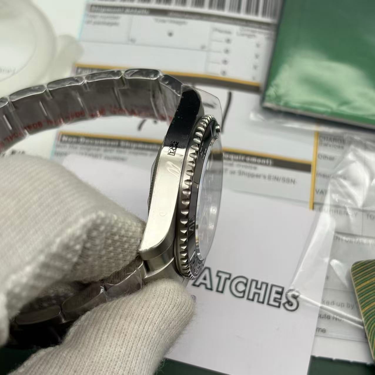 92fefe00a70ef1b6f1d3271e33e863a9 Rolex Submariner Silver Black Replica Swiss Clone - Image 6