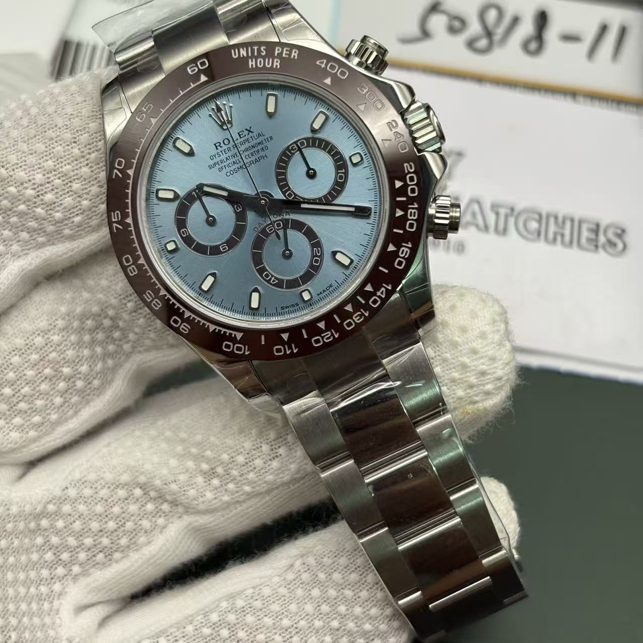 9b810cdb5cbd780d3cb630eab463bb6a Replica Rolex Daytona Blue Super Clone