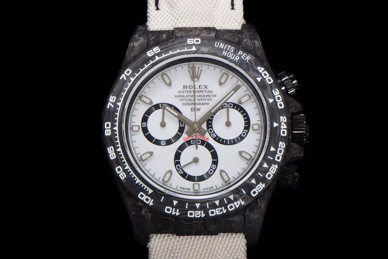 Replica DiW Rolex Cosmograph Daytona Panda Carbon