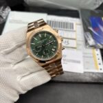 Super Clone Replica Vacheron Constantin Overseas Chronograph GREEN - Image 3