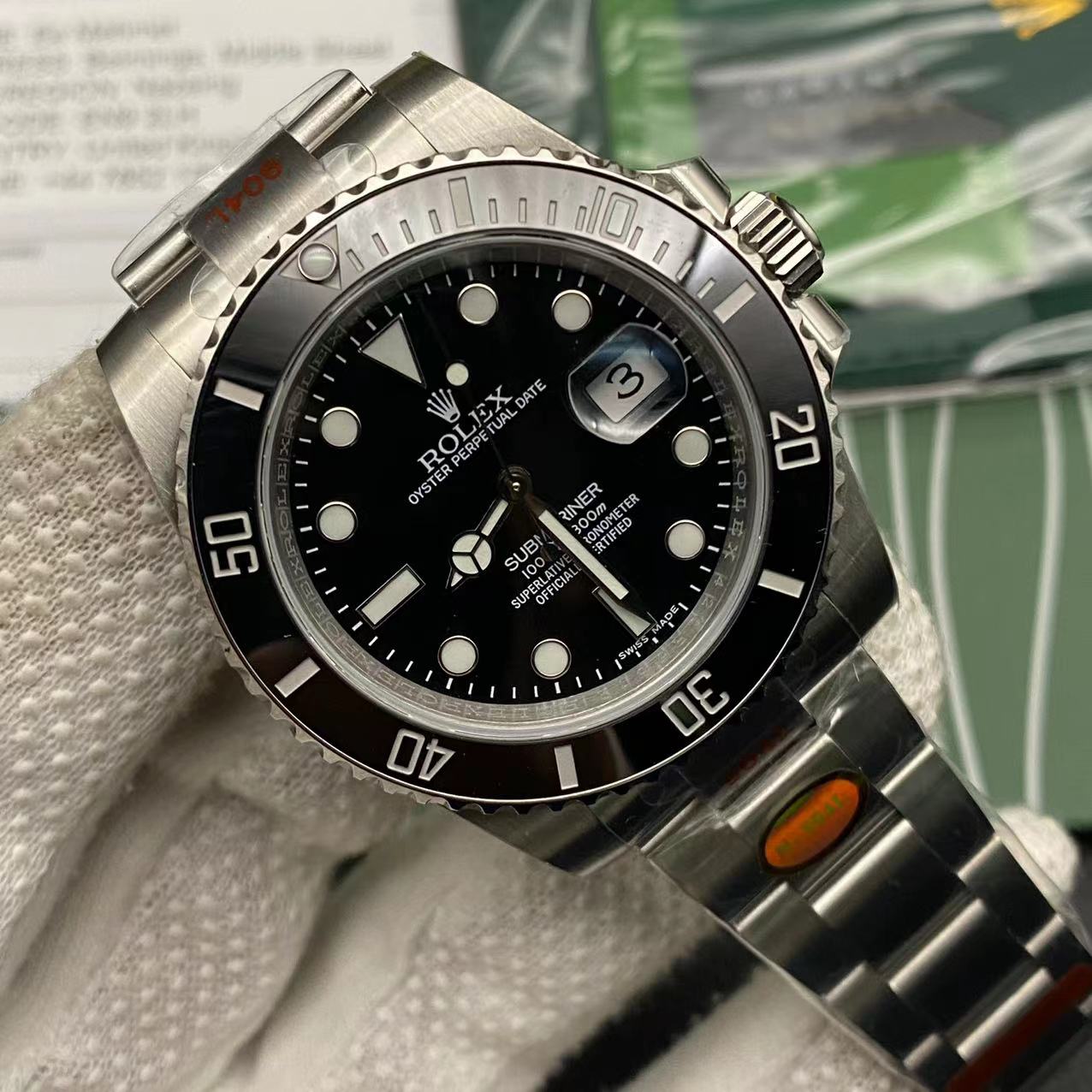 Rolex Submariner Silver Black Replica Swiss Clone Rolex Submariner Silver Black Replica Swiss Clone