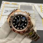 Super Clone Rolex GMT Master 2 Rose Gold - Black Dial