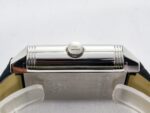 Reverso Classic Duoface Small Seconds SS MGF Best Edition White Guilloché Dial on Black Leather Strap A854A - Image 26