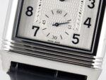 Reverso Classic Duoface Small Seconds SS MGF Best Edition White Guilloché Dial on Black Leather Strap A854A - Image 10