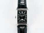 Reverso Classic Duoface Small Seconds SS MGF Best Edition White Guilloché Dial on Black Leather Strap A854A - Image 12